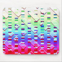 Rainbow Craquelure mousepads