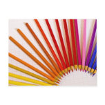 Rainbow Crayons postcards