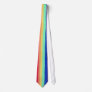 Rainbow Crocheted Tie