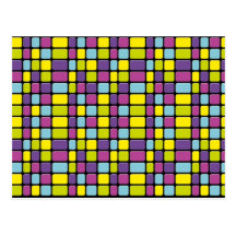Rainbow Cubes Postcard