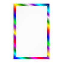 Rainbow stationery