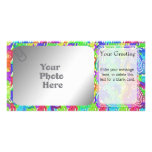 Rainbow Cutout Turtles PhotoCard Template
