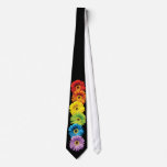 Rainbow Daisies ties