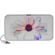 Rainbow Daisy Laptop Speakers