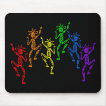 Rainbow Dancers Mouse Mat