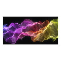 Rainbow_dark Customized Photo Card