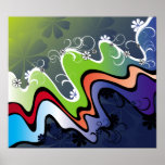 rainbow design posters