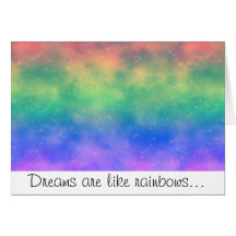 Rainbow Dreams Greeting Card