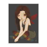 Rainbow Drear- sad fairy postcards