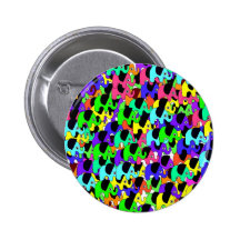 Rainbow elephants button