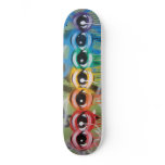 Rainbow Eyez Drip Skateboard