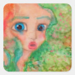 Rainbow Fairy Square Stickers