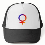Rainbow Female Symbol hats