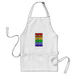 Rainbow Filipino aprons