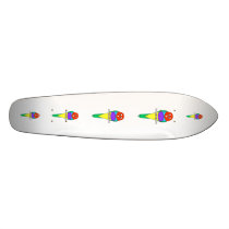 Rainbow Finch Bird. Colourful Gouldian. Skate Deck