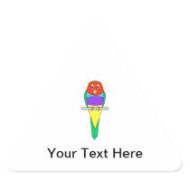 Rainbow Finch Bird. Colourful Gouldian. Stickers