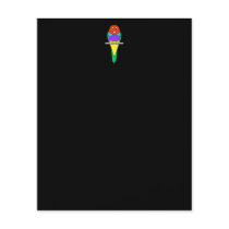 Rainbow Finch Bird. Gouldian Finch. Custom Flyer
