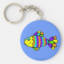 Rainbow Fish Key Chains
