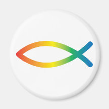 Rainbow Fish Magnet