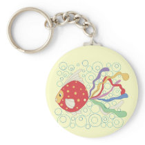 Rainbow Fish Tshirts and Gifts keychains