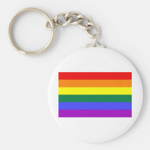 Rainbow Flag Key Chains