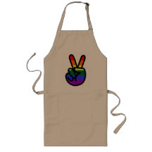 Rainbow Flag Peace Apron