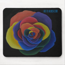 Rainbow Flower Mouse Pad