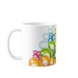 rainbow flower mug