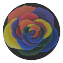 Rainbow Flower Stickers
