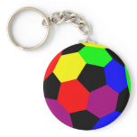 Rainbow Football in Rainbow Nation keychains