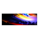 Rainbow Fractal Art Splatter Design business cards