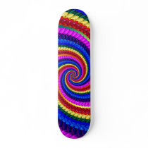 Rainbow Fractal Art Swirl Pattern