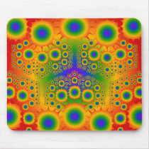 Rainbow Fractal Explosions: Mouse Mat