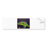 Rainbow Frog 2 by Piliero bumper stickers