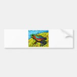 Rainbow Frog Bumper Sticker