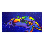 Rainbow Frog by Piliero photo cards