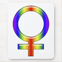 Rainbow Gal Mouse Pad