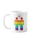 Rainbow Gay Couple mugs