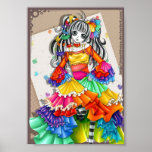 Rainbow Girl Print