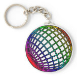 Rainbow Globe keychains