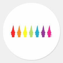 Rainbow Gnomes Stickers