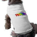 Rainbow Great Dane pet clothing