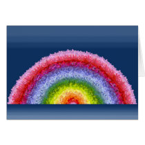 Rainbow greeting card (blank)