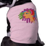 Rainbow Hair Dog T-shirt