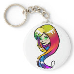 Rainbow Hair Fairy keychains