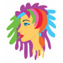 Rainbow Hair t-shirts