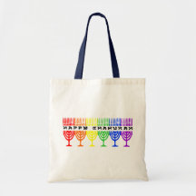 Rainbow Happy Chanukah Bags