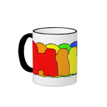 Rainbow Havanese Coffee Mugs