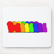 Rainbow Havanese Mousemat