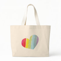 Rainbow Heart bags